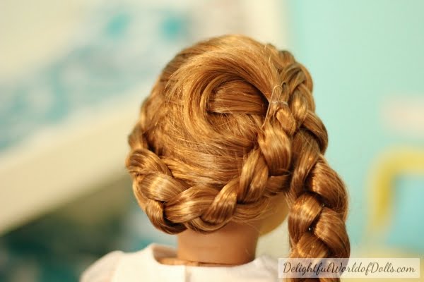 Doll Hairstyle: Triple Diamond Braid (AmericanGirlFan)