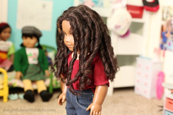 American girl curly store hair