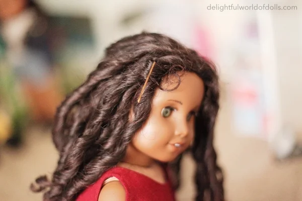 how to fix american girl doll cecile's curls